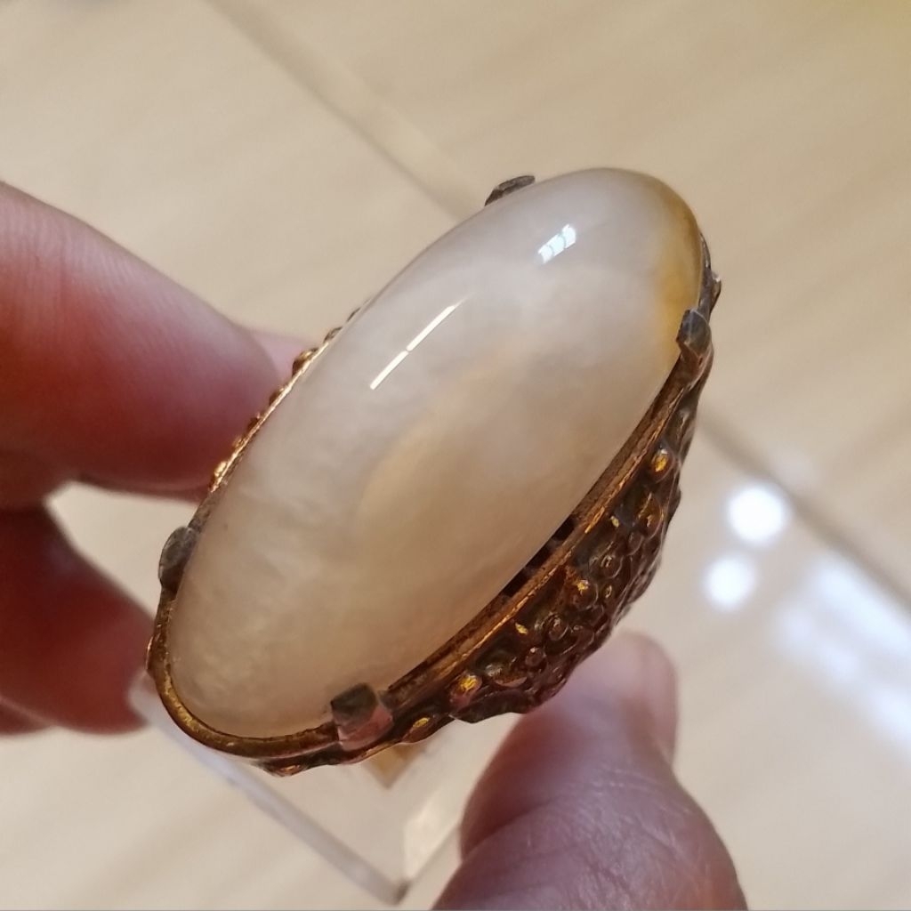 Natural Batu Pandan Nanas Kapas Sisik Alami Serat Putih Kapas Kristal