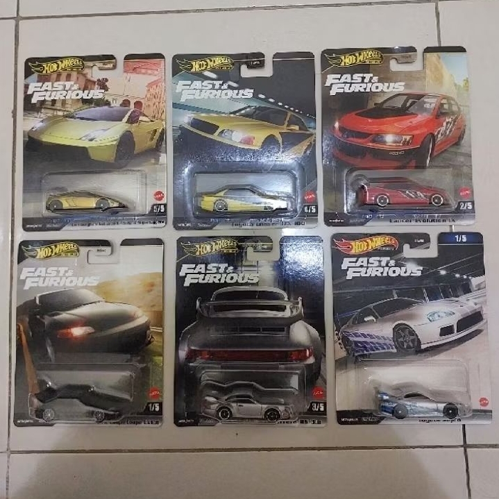 Hotwheels Premium Fast and Furious