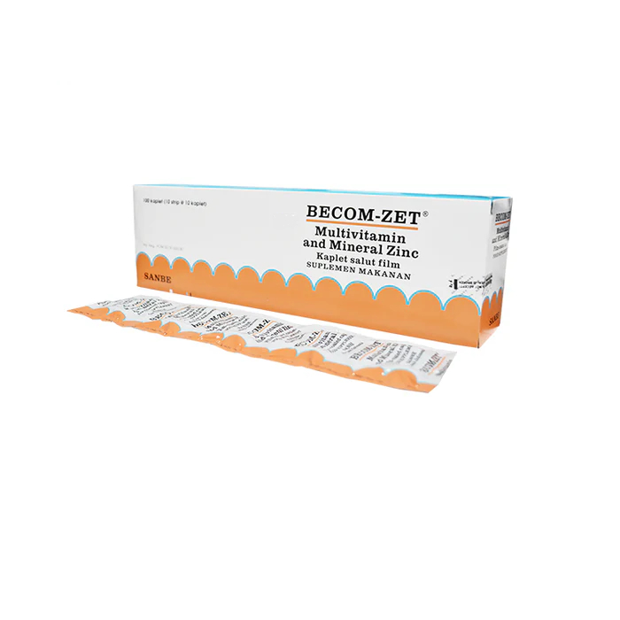 BECOM-ZET 1 Strip Isi 10 Tablet Vitamin Kompleks