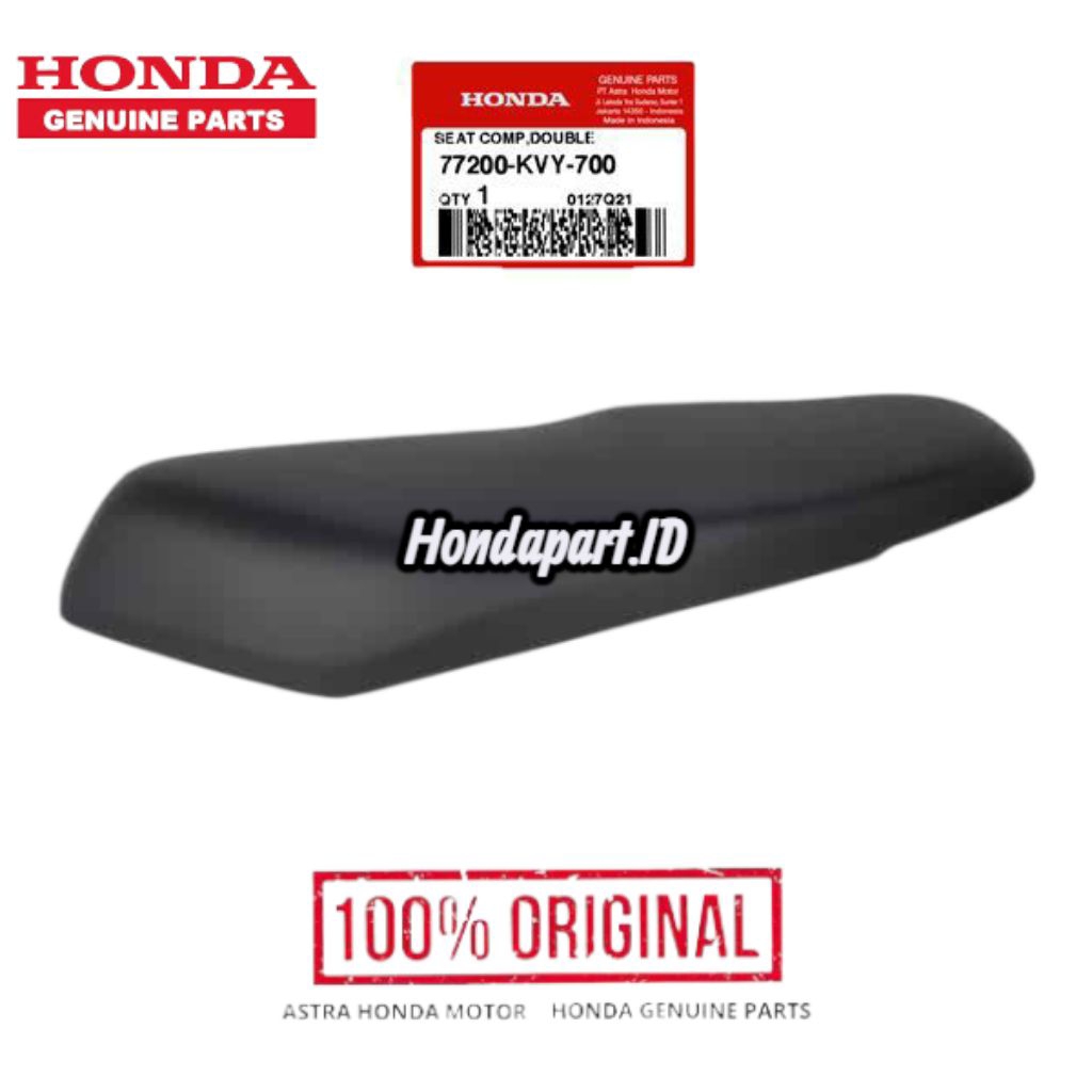 77200-KVY-700 Seat Comp Double Jok Sadel Beat Karburator Beat Lama Original AHM Honda