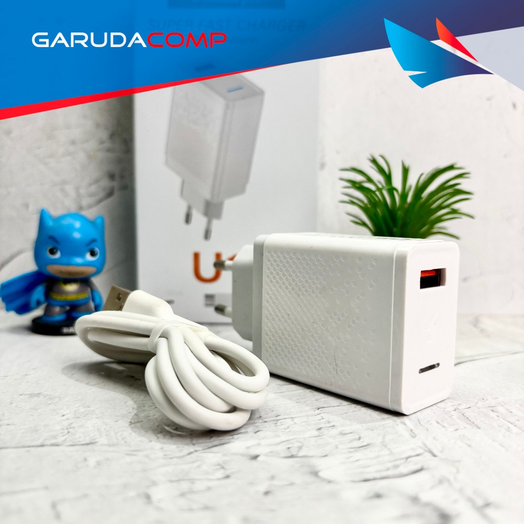 UMAXXI PRO Kepala Charger Type C Fast Charging Micro USB UP11 USB charger for iPhone Samsung OPPO Xi