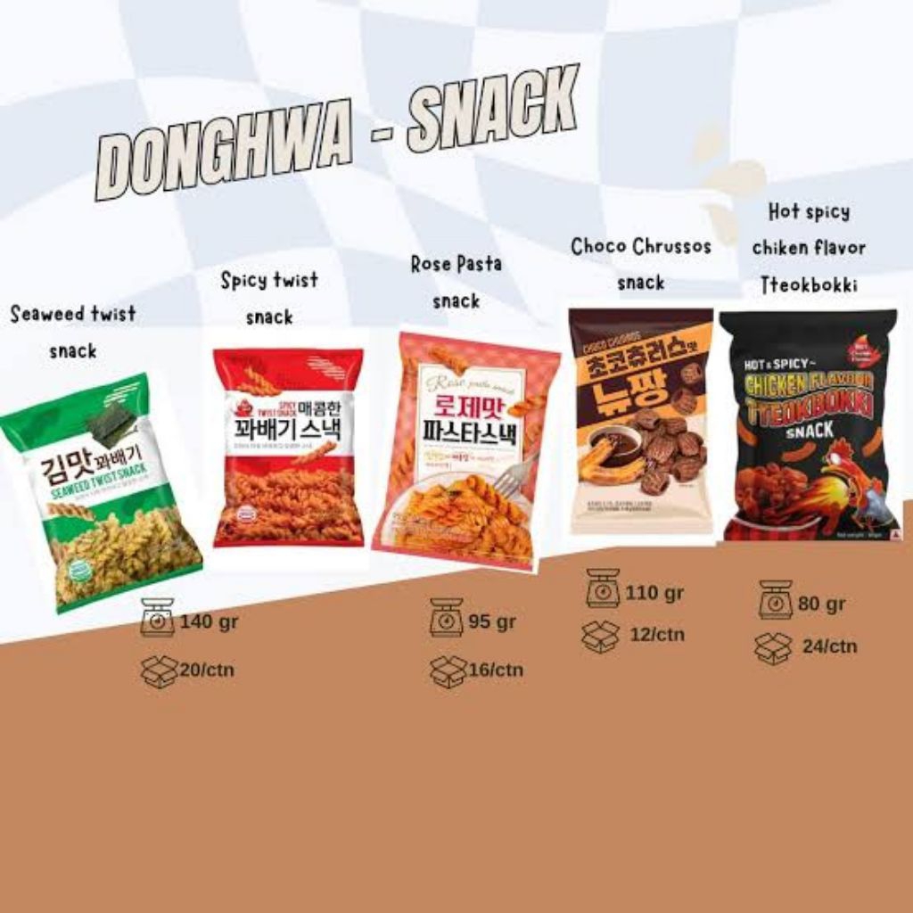 Donghwa snack korea / cemilan import