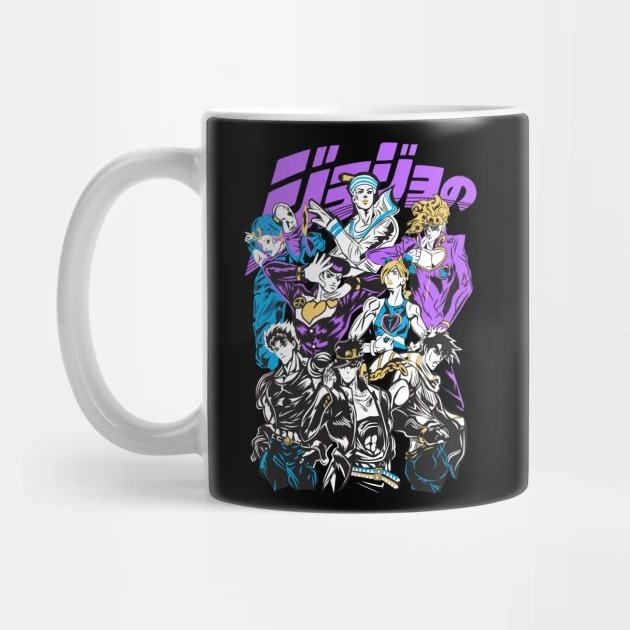 JJBA Anime Fanart Jojos Bizarre Adventure Coffee Mug