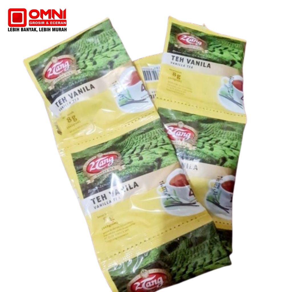 Teh 2 Tang Vanilla Tea - Teh 2Tang Renceng isi 10 sachet Teh Vanila
