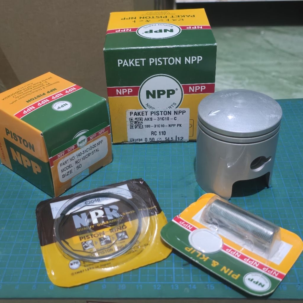 PISTON KIT SUZUKI TORNADO RC110 OS 0.50 ORIGINAL NPP