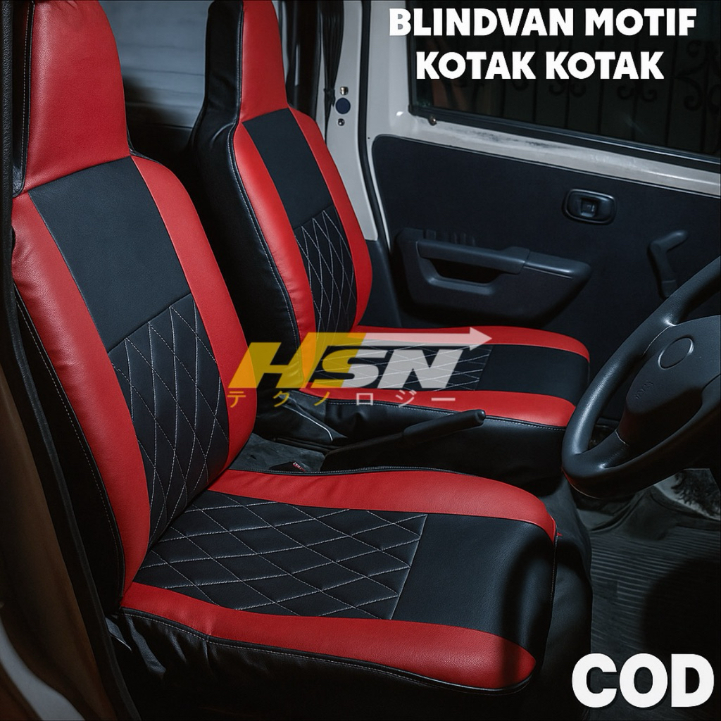 Sarung jok grand max blindvan motif wajik