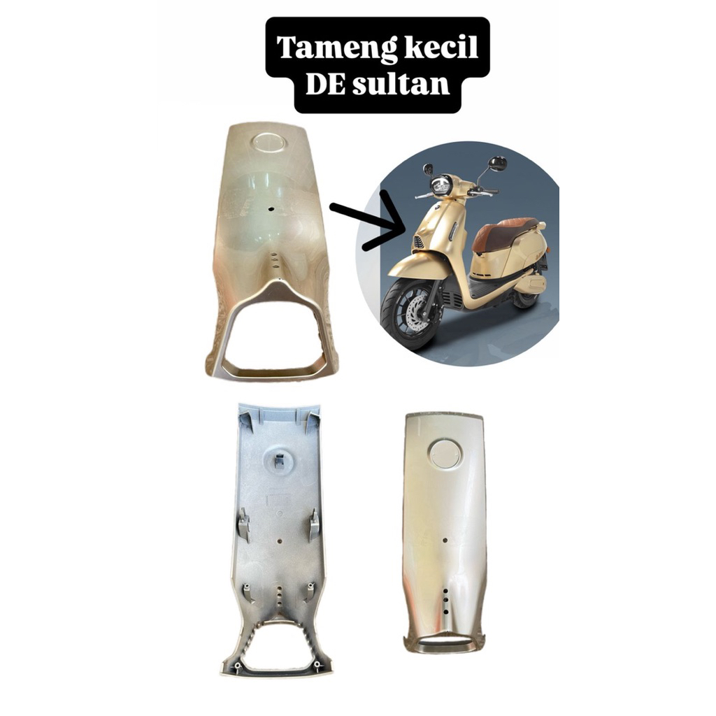 Tameng kecil motor listrik De Sultan