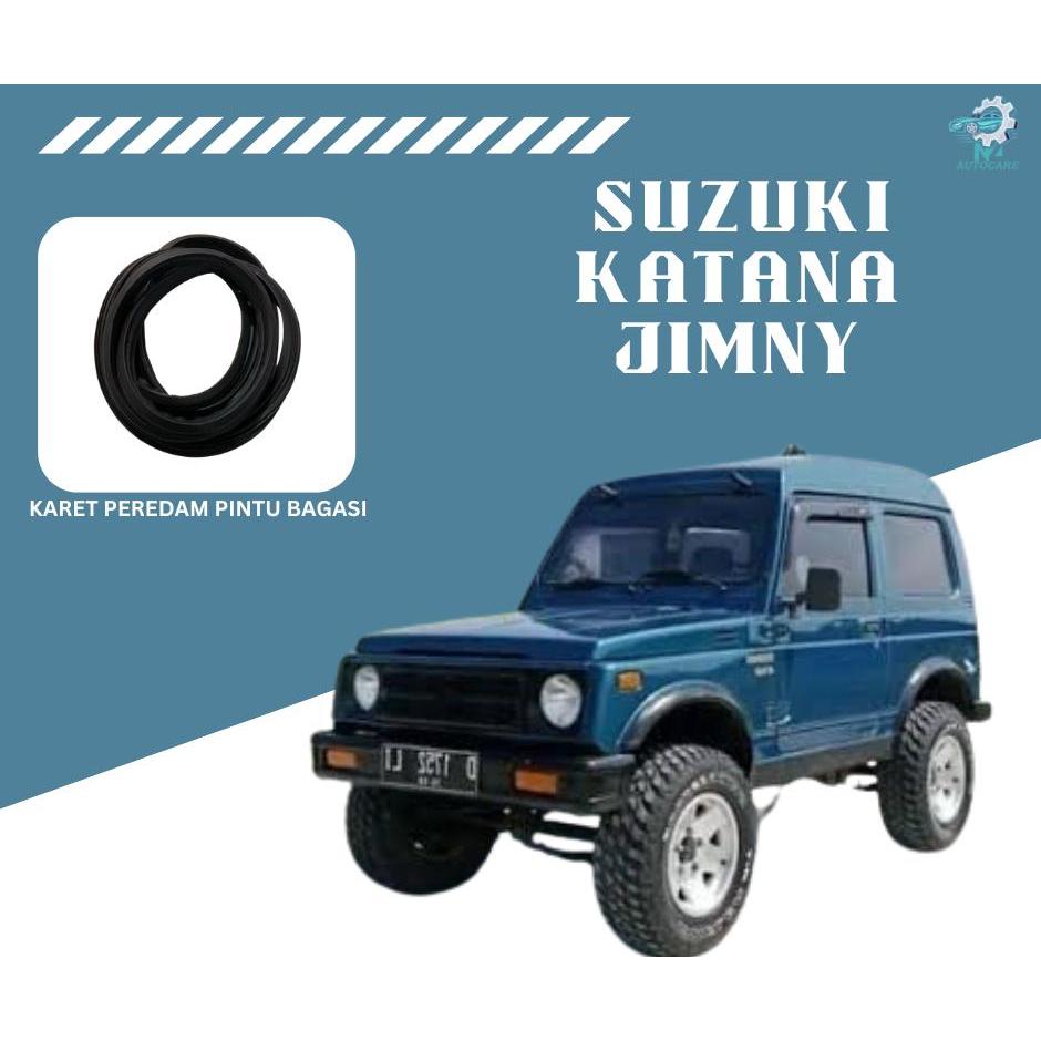 Karet balon pintu bagasi suzuki katana / jimny – peredam getar & anti bunyi, karet stopper belakang 