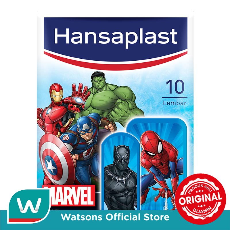 Hansaplast Marvel Avengers 10's - Plester dengan Karakter Unik