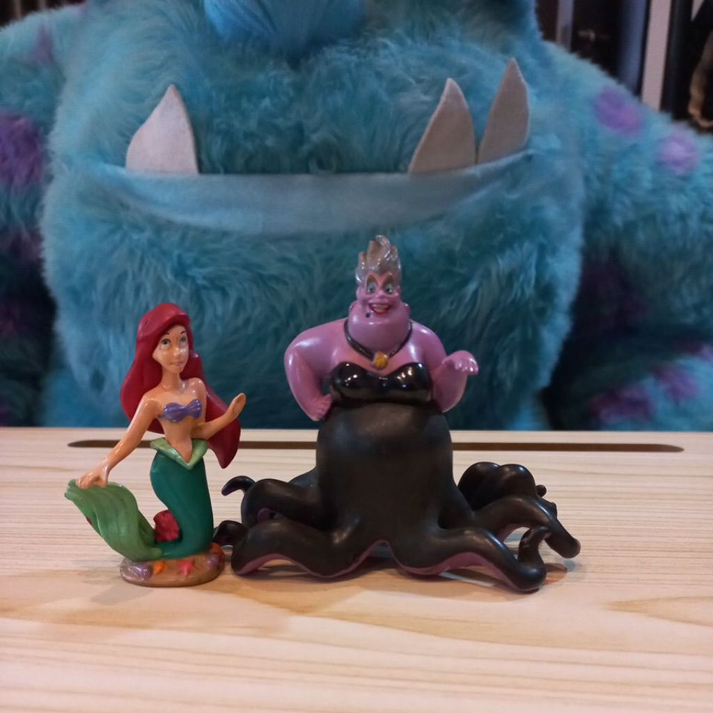 ARIEL URSULA LITTLE MERMAID ASLI/ORI DISNEY FIGURE