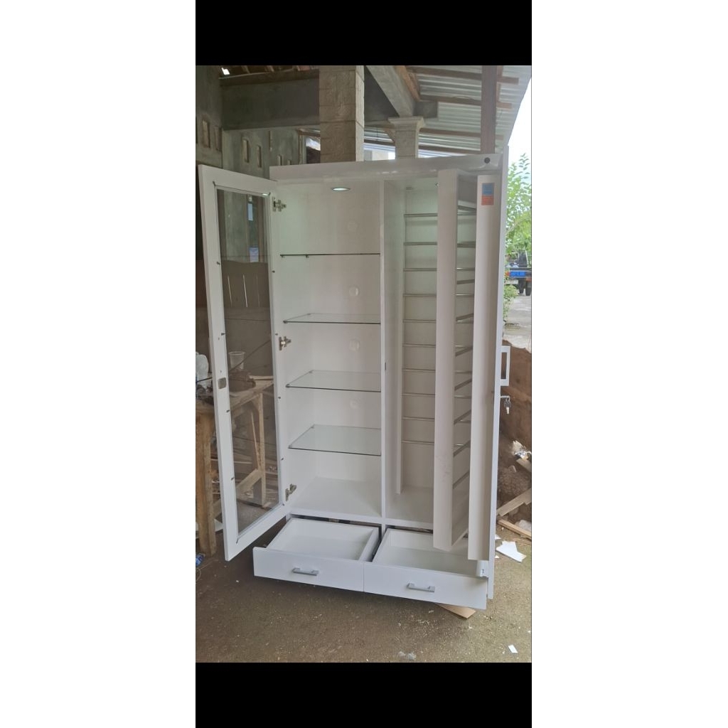 lemari jilbab 3 sap dan tas