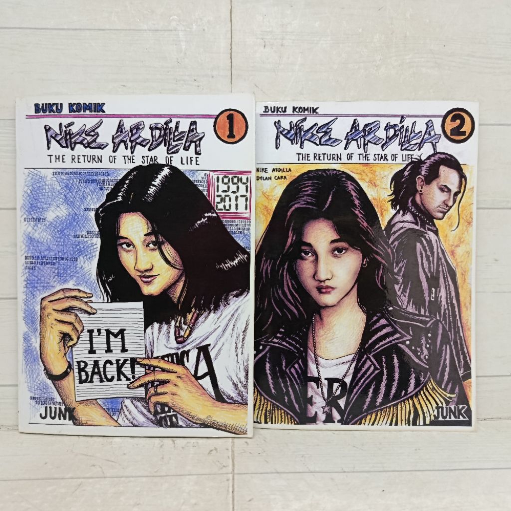 Buku Komik Nike Ardilla The Return Of the Star Of Life 1-2 Karya Junk softcover Bahasa indonesia