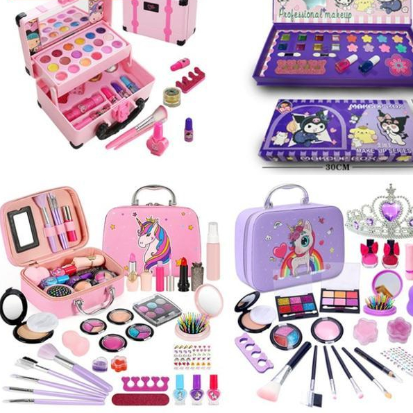 Gb Toys - Kuromi Make Up Anak Anak Set Aman Asli / Make Up Anak Anak Bpom Alat Dandan Anak Bisa