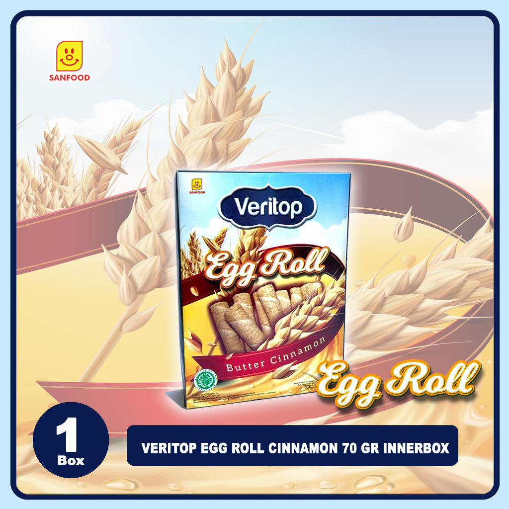 VERITOP EGGROLL CINNAMON 70GR INNERBOX