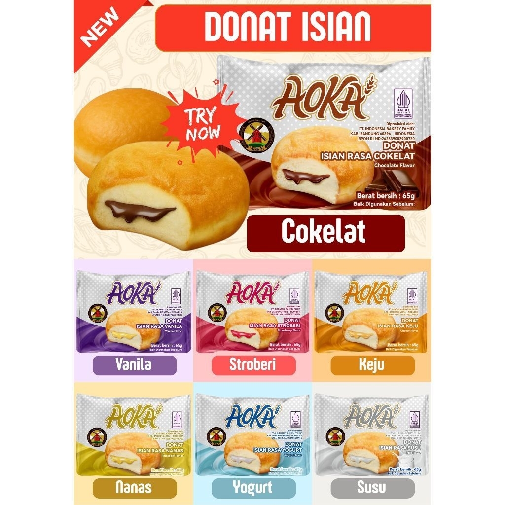 Roti AOKA Donat