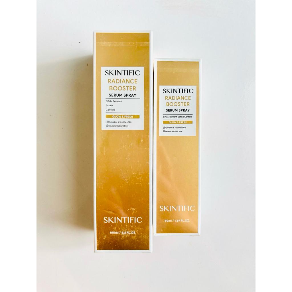 SKINTIFIC - RADIANCE BOOSTER SERUM, FACE MIST
