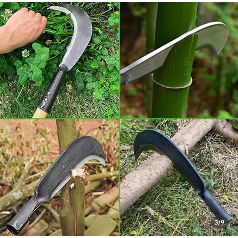 Alat Pemangkas Sabit Super Kualitas Import bahan Tebal Pisau Serbaguna golok bahan baja