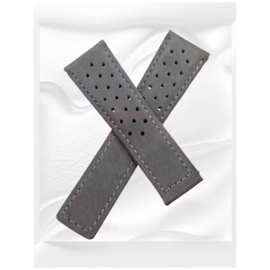 strap/tali kulit original tag Heuer 24mm untuk jam tangan