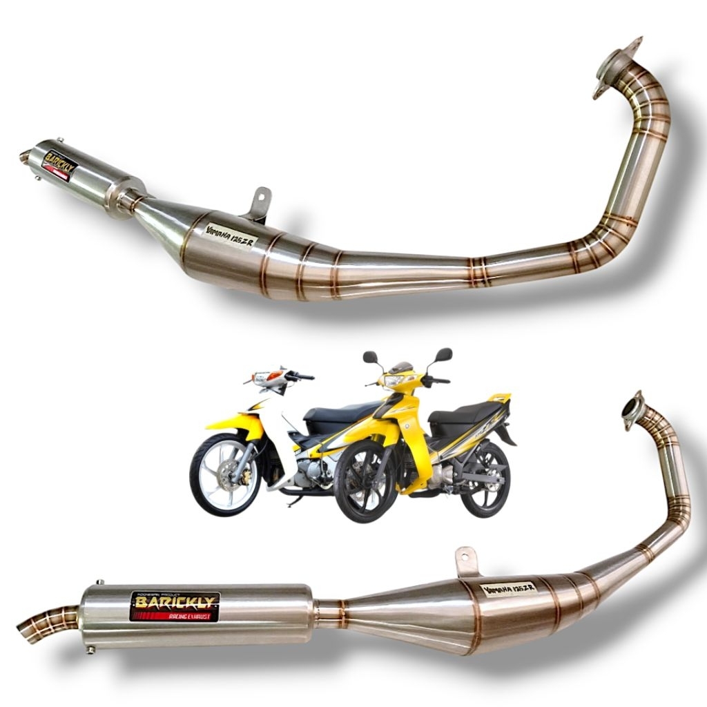 Knalpot Yamaha 125 ZR Standar Racing Y 125ZR Y125ZR Full Stainless 125Z PNP Original Barickly Racing