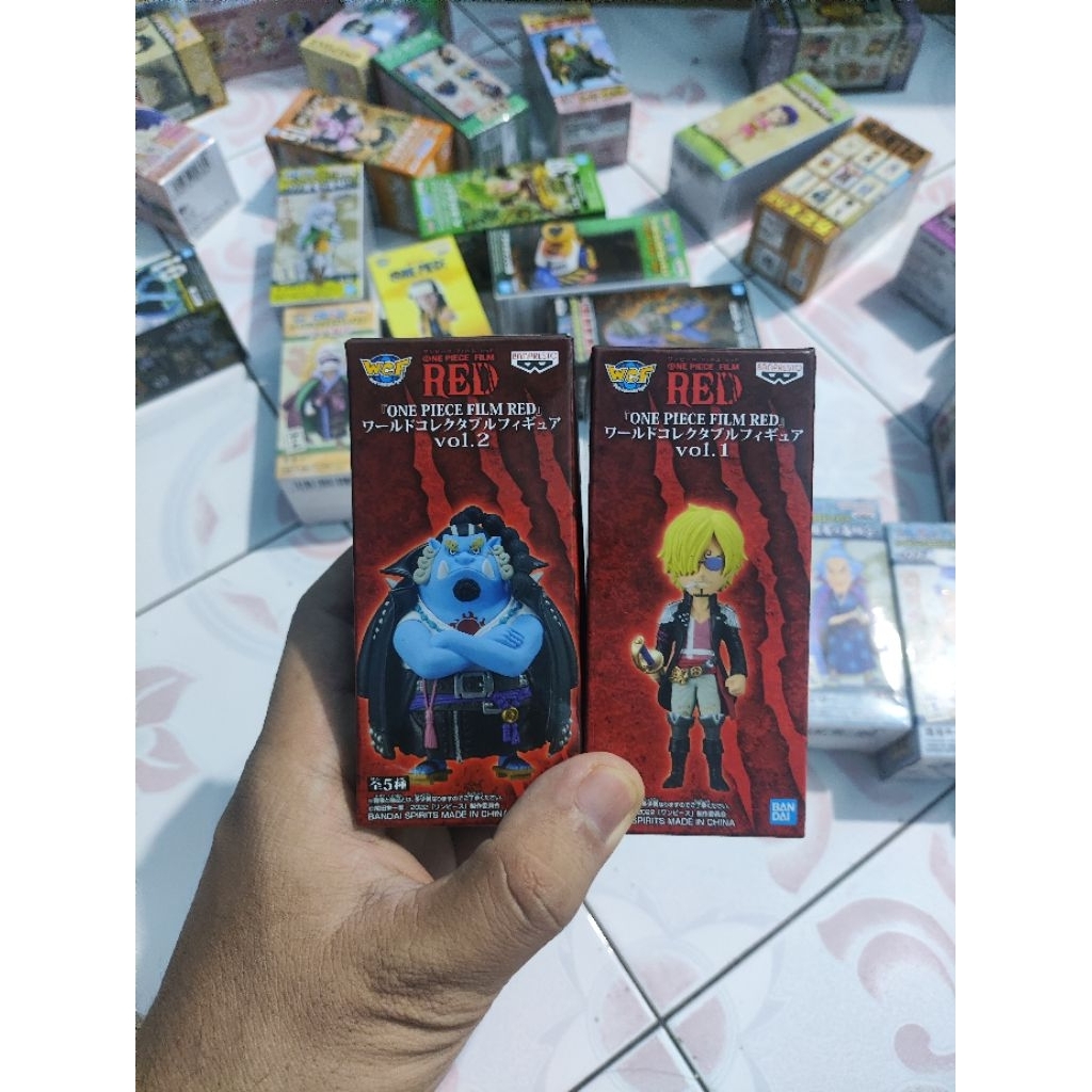 Wcf Vinsmoke Sanji Jinbei original One piece movie Red Version