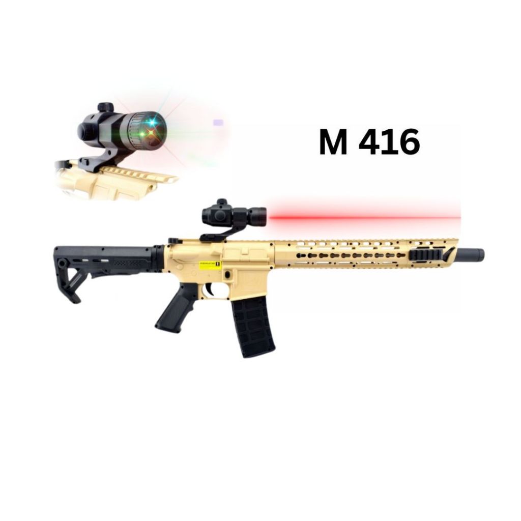 Tembakan Anak  D COBRA m416 Mainan Pistol Senjata Senapan Infrared Gun m416