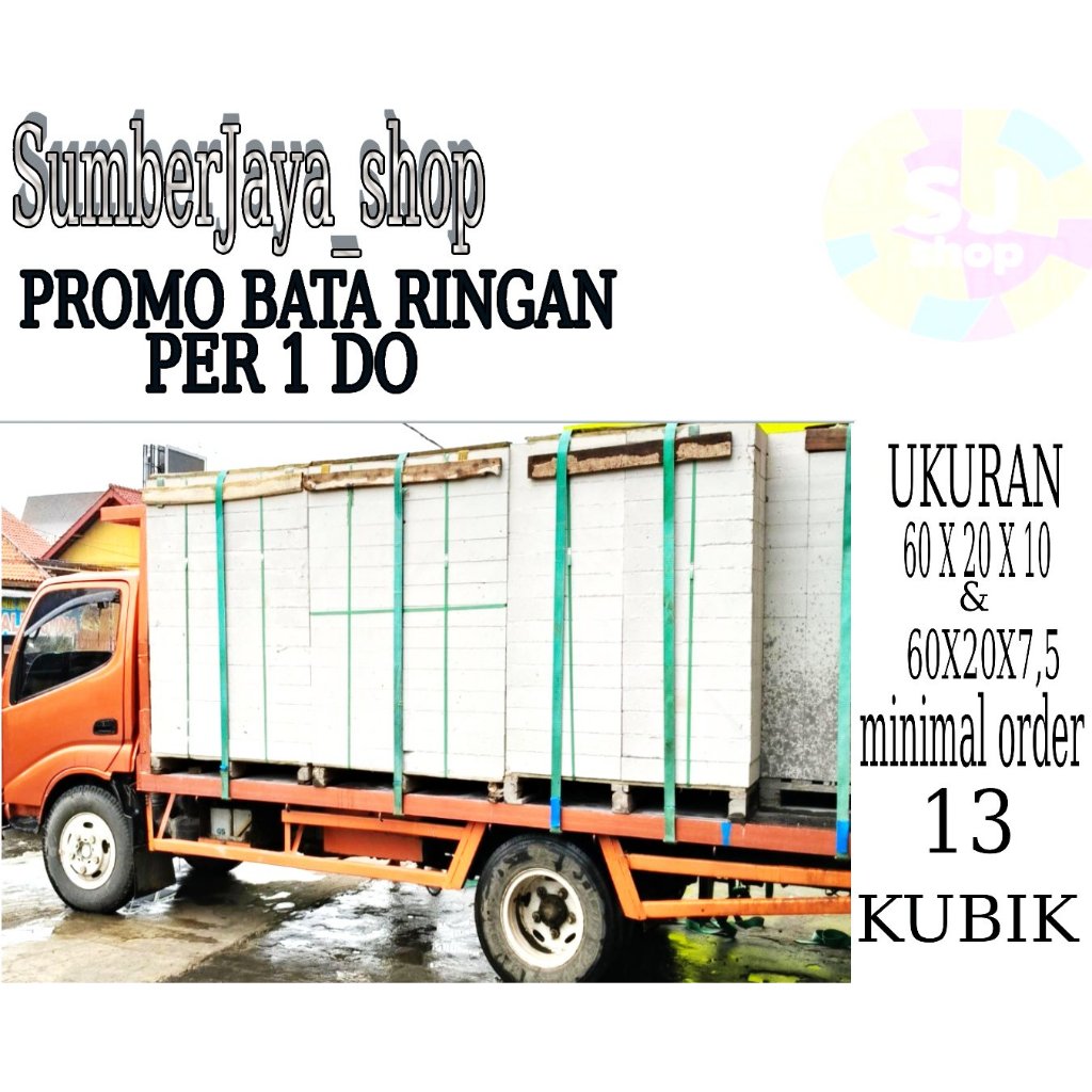 Hebel / Bata Ringan 1 DO Ukuran 10 cm dan 7,5 cm LANGSUNG DARI PABRIK