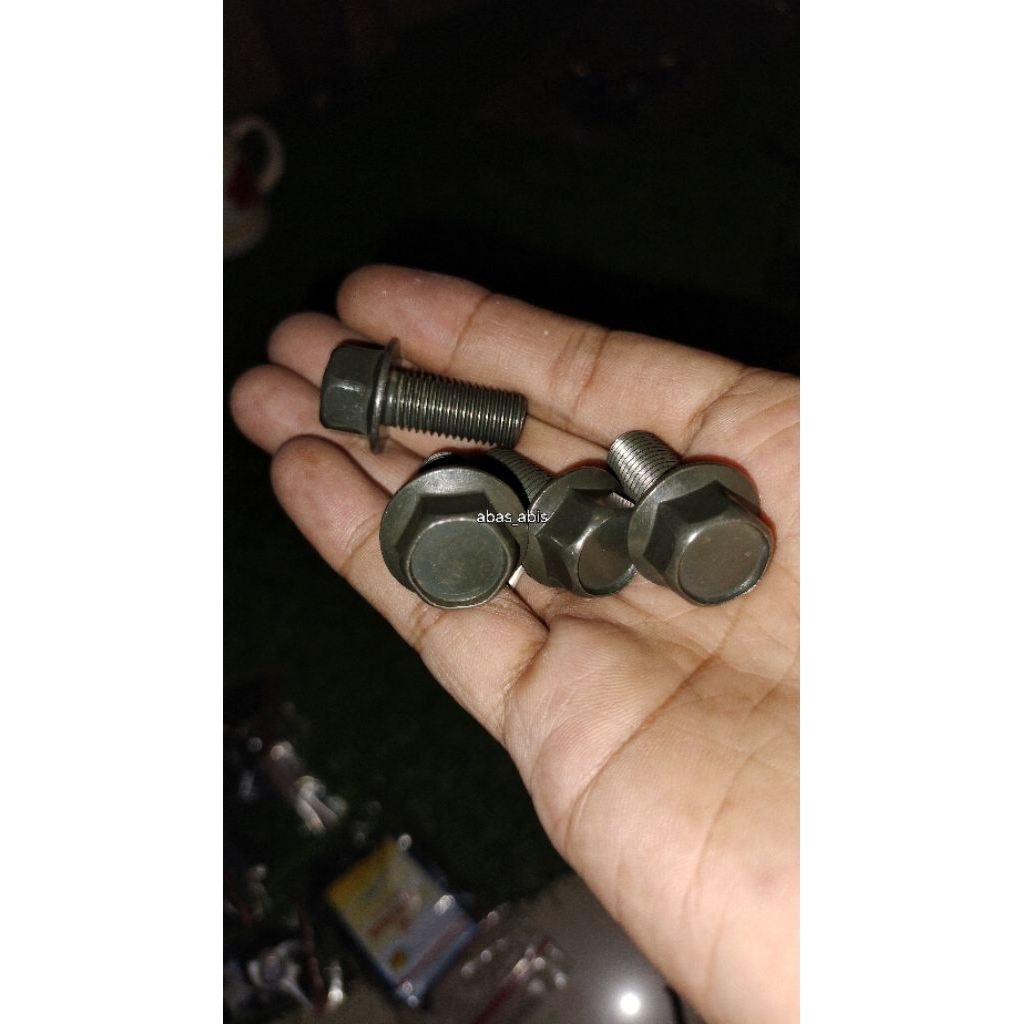 baut breket knalpot rx king rxs original nos