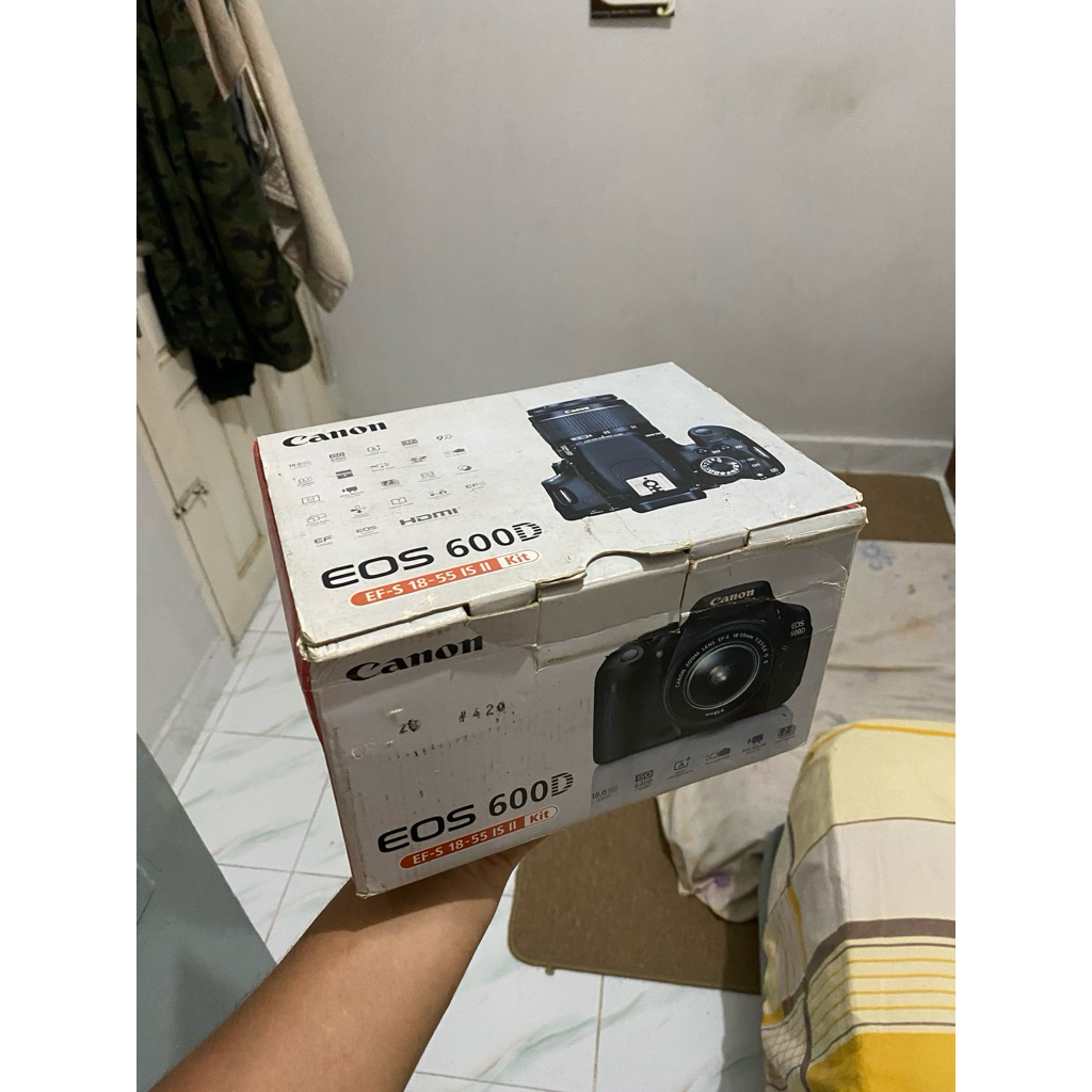 Box Kotak Kamera Kamera Canon 600D