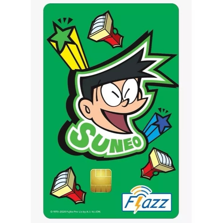 Kartu Flazz BCA Limited Edition Doraemon Colour Suneo GEN 2