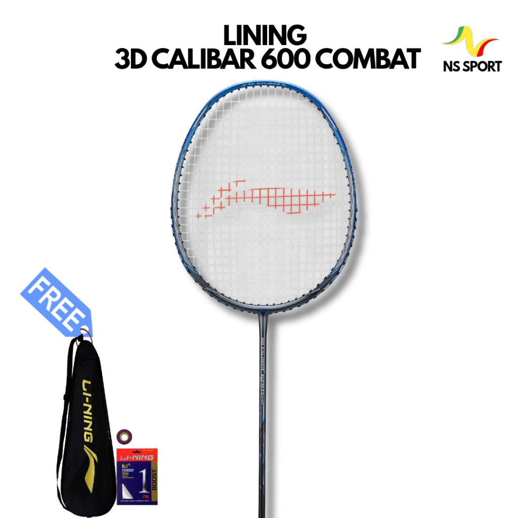 Raket Badminton Lining 3D Calibar 600 Combat