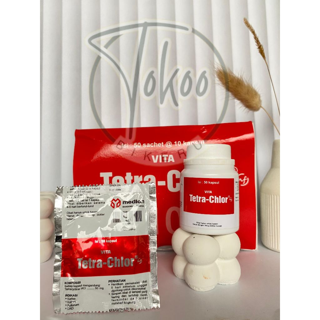 Tetra Chlor Sachet 10 Kapsul dan Tetra Chlor Botol 50 Kapsul