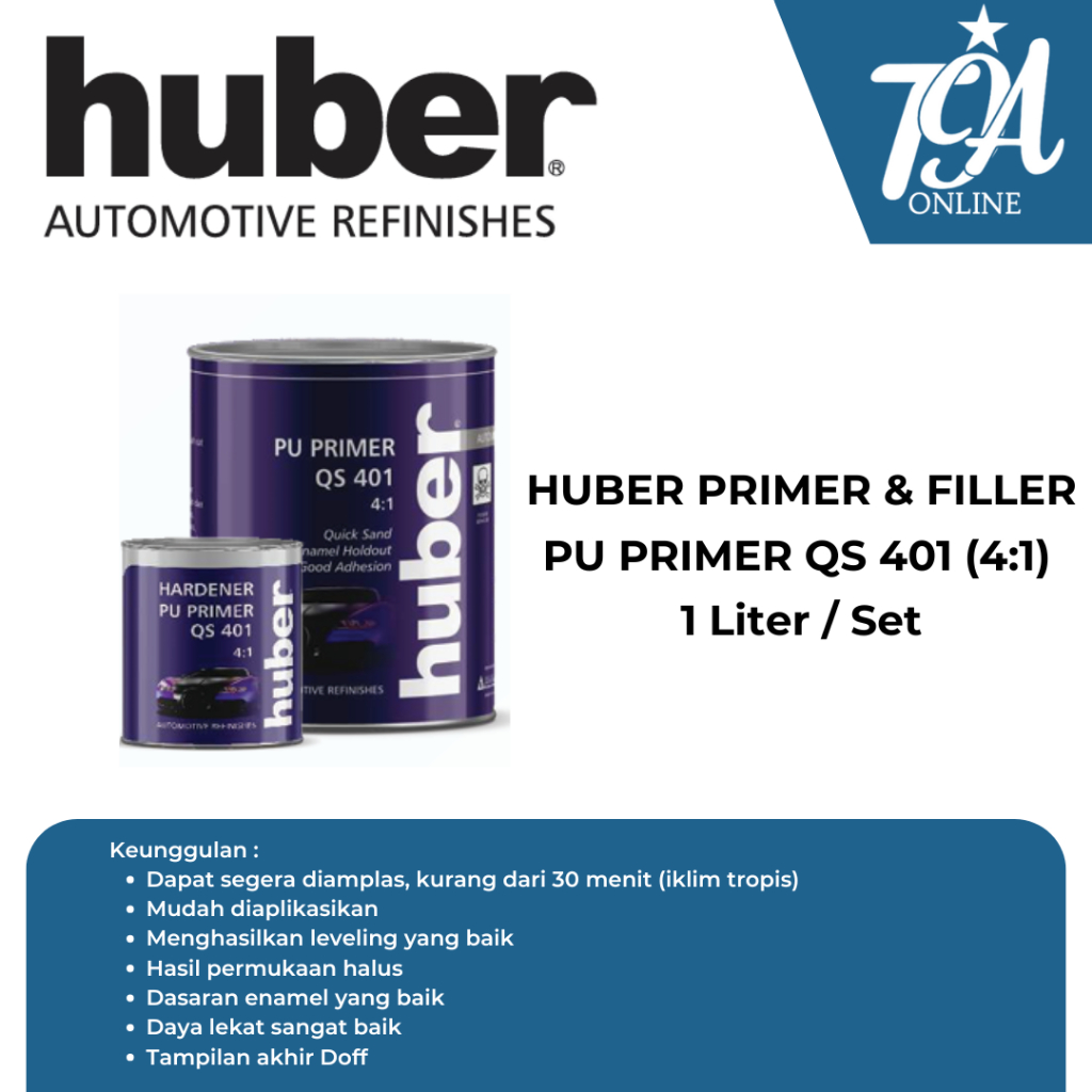 HUBER Epoxy Primer PU Quick Sand QS 401 1 Liter / Set
