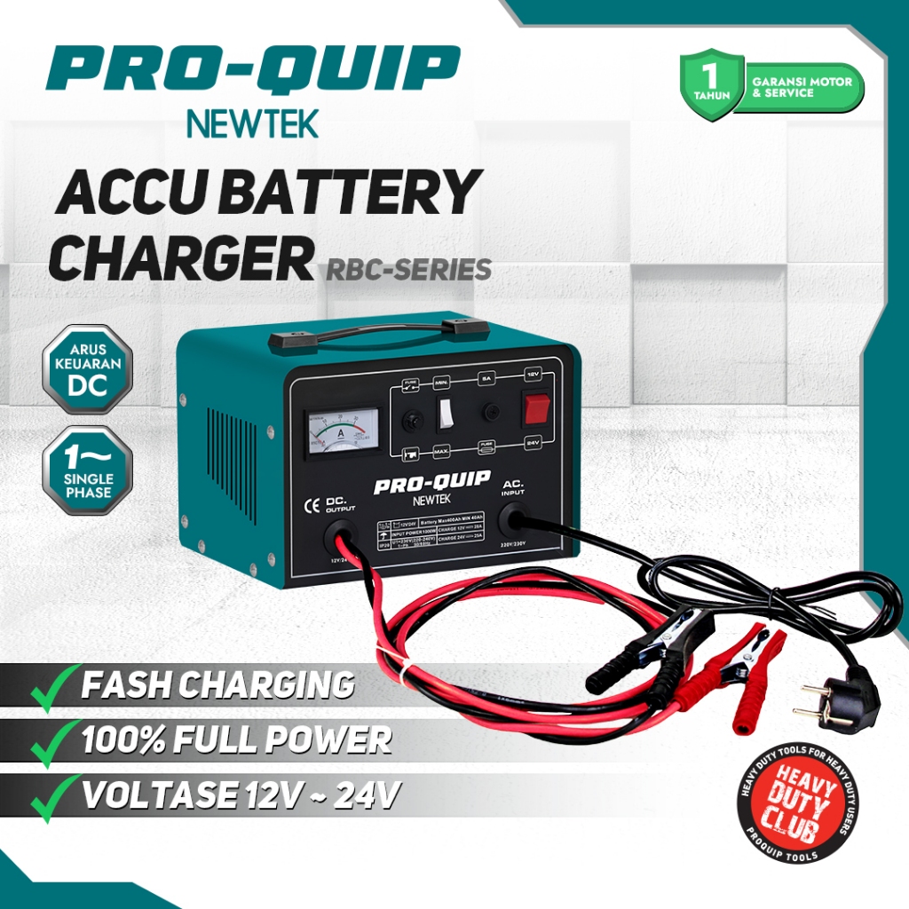 PRO-QUIP Accu Battery Charger / Charger Aki