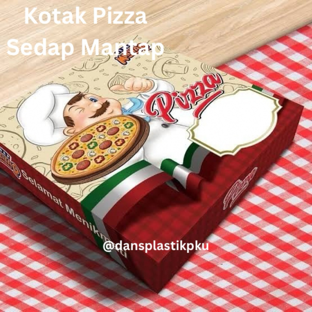 Dus Box Kotak Pizza Sedap Mantap / Ukuran 20 22 25