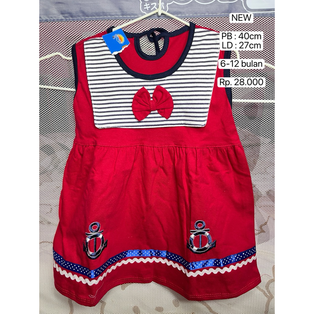 DRESS BAYI PEREMPUAN / BAJU BAYI PEREMPUAN / DRESS BAYI