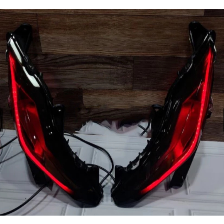 FULLSET LAMPU MOTOR ALIS RUNNING BEAT FI ESP STREET ECO 2016 - 2019 FULLSET MIKA SMOKE BUKAN STIKER