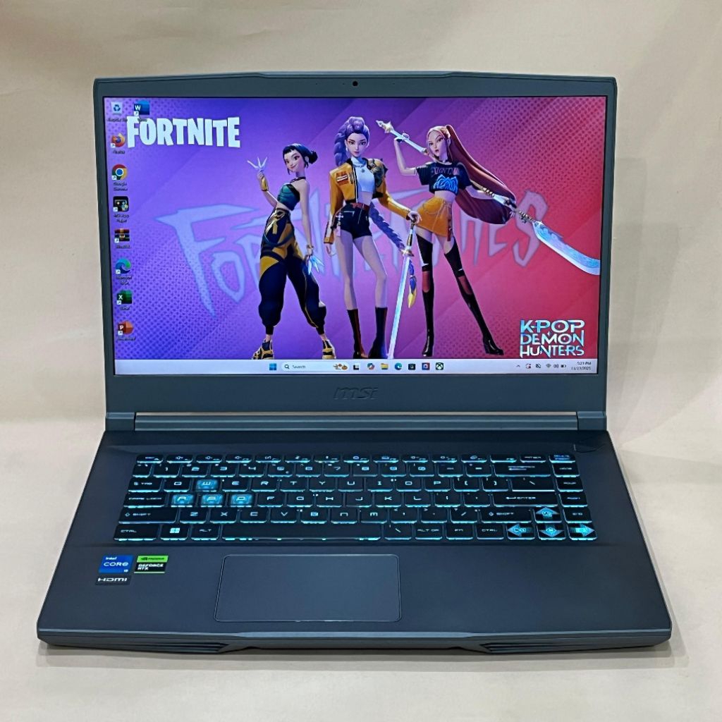 Laptop MSI THIN 15 B12UC Second Like New Bergaransi Internasional