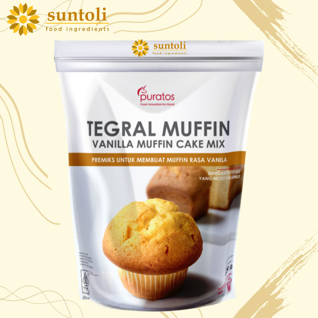 PURATOS TEGRAL MUFFIN / Premix Muffin Rasa Vanilla - 500 gram
