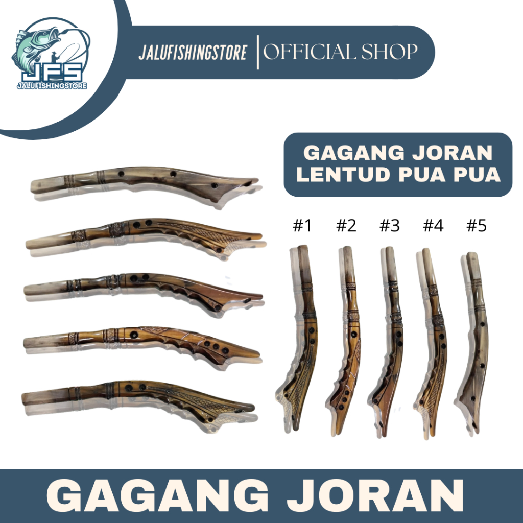 Pahul Joran Lentud PUA PUA 40cm | Pahul Joran Bahan PUA PUA