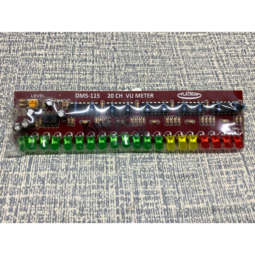 VU METER SPECTRUM ANALYZER 20CH by PLATINUM DMS-115