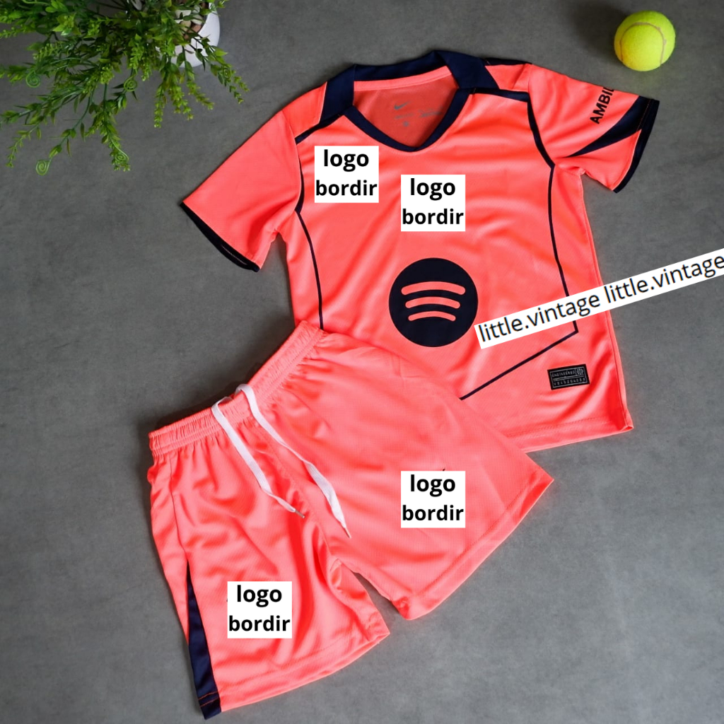25/26 - 1 SET SETELAN JERSEY ANAK ANAK BARCA 3RD 2025 2026 - BAJU BOLA KIDS - CELANA BOLA ANAK ANAK