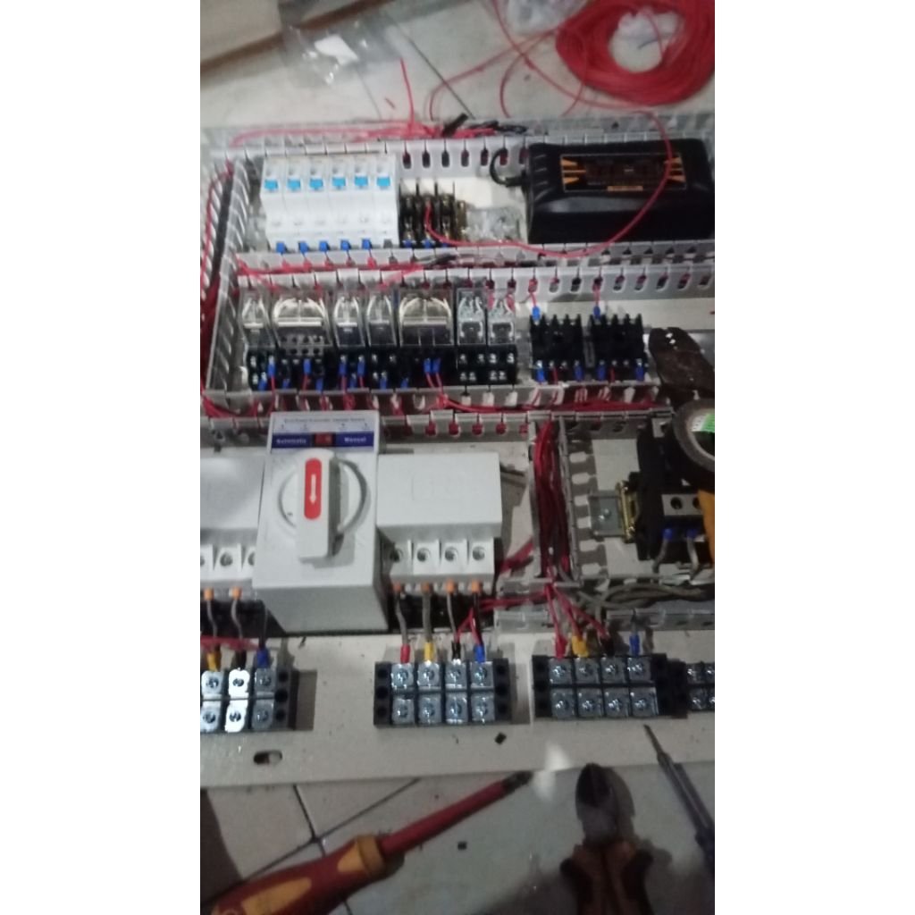 panel ats amf 3phase ekonomis minimal daya 18-33kva