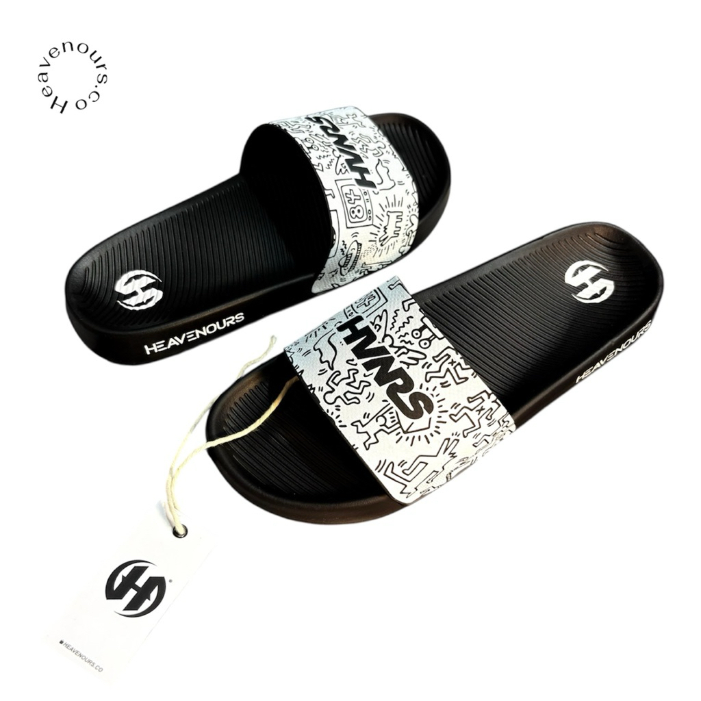 HVNRS - Sandal Slip On Heavenours/Sandal Pria/Sandal Wanita/Sandal SlipOn/Sandal Distro/Sandal Anti 