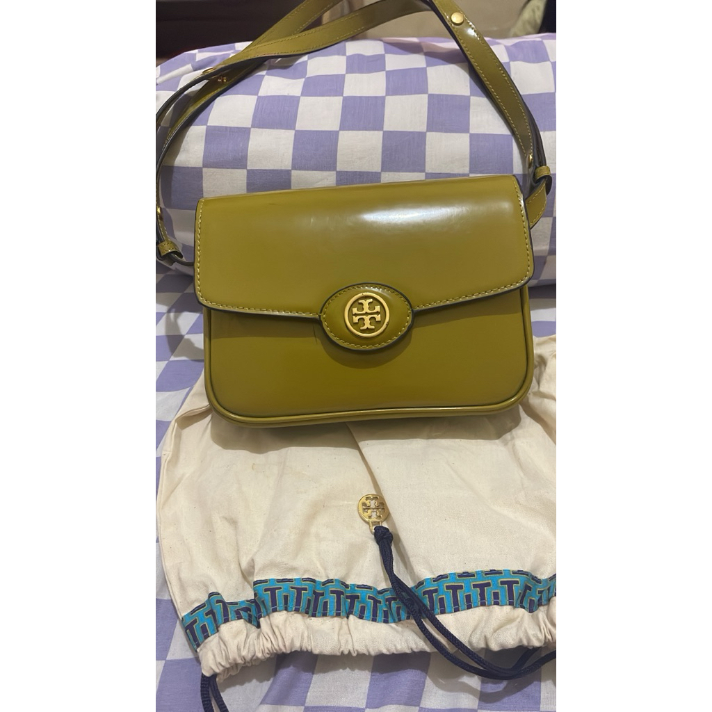 preloved tory burch robinson bag original