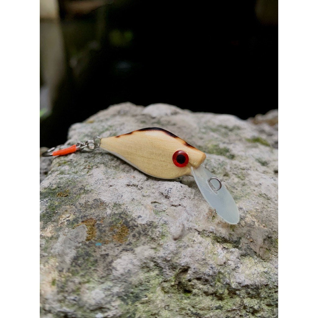 LURE MINNOW 3,5CM WARNA NATURAL COCOK UNTUK IKAN HAMPALA MASHEER BAUNG DLL ANTI BONCOS