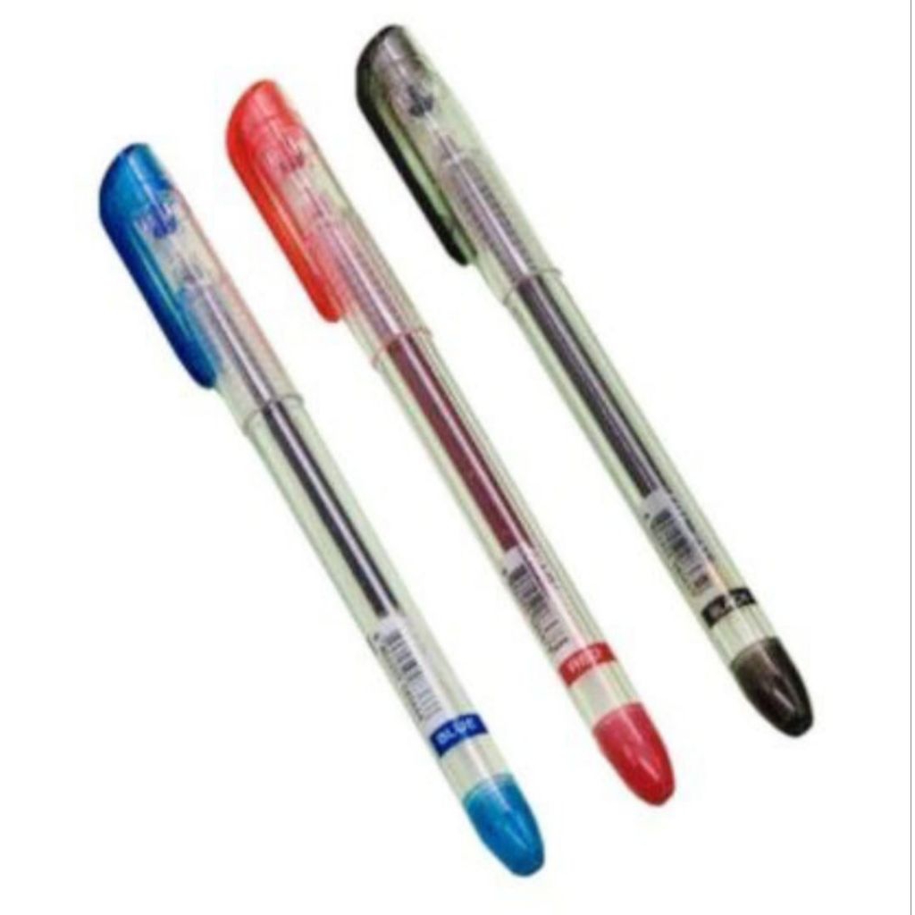 Pulpen MY GEL Pen cair My Gel 0.5mm Dong A Hitam Biru Merah