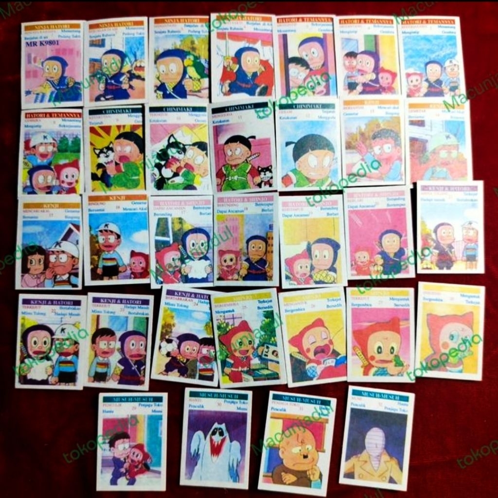 KWARTED KECIL NINJA HATORI, KWARTED JADUL, GAMBARAN JADUL, UMBUL JADUL, MAINAN JADUL, MAINAN NOSTALG