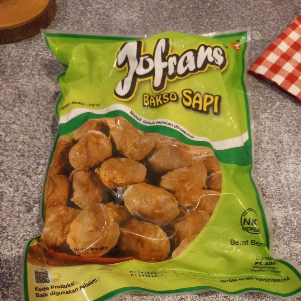 Bakso sapi jofrans