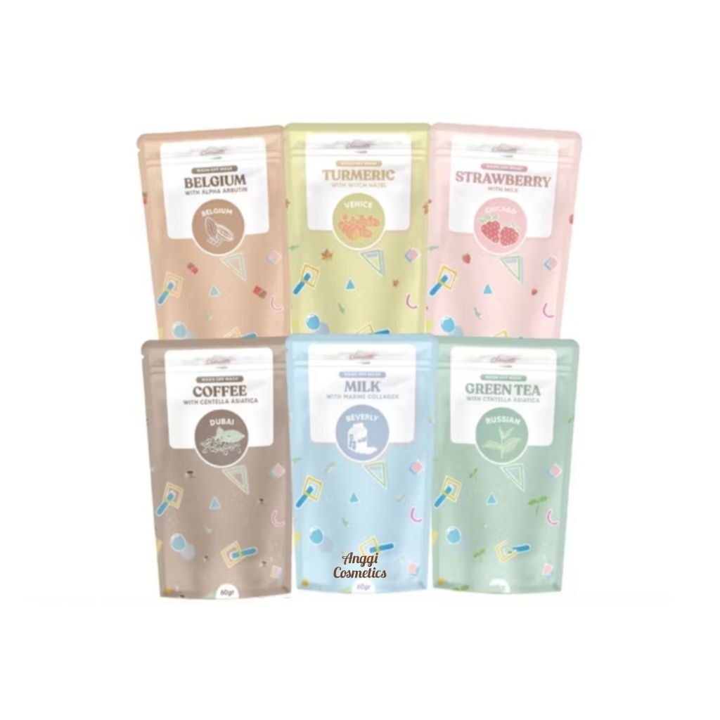 PINKROULETTE Masker Organic Wash Off Mask Series - 60gr