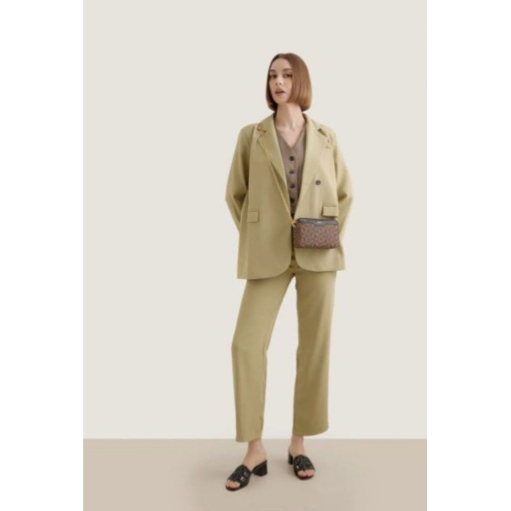 Bonia ciccio monogram sling bag 100% original